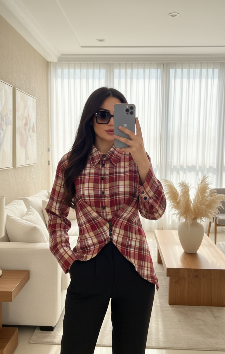 قميص كاروهات 1039